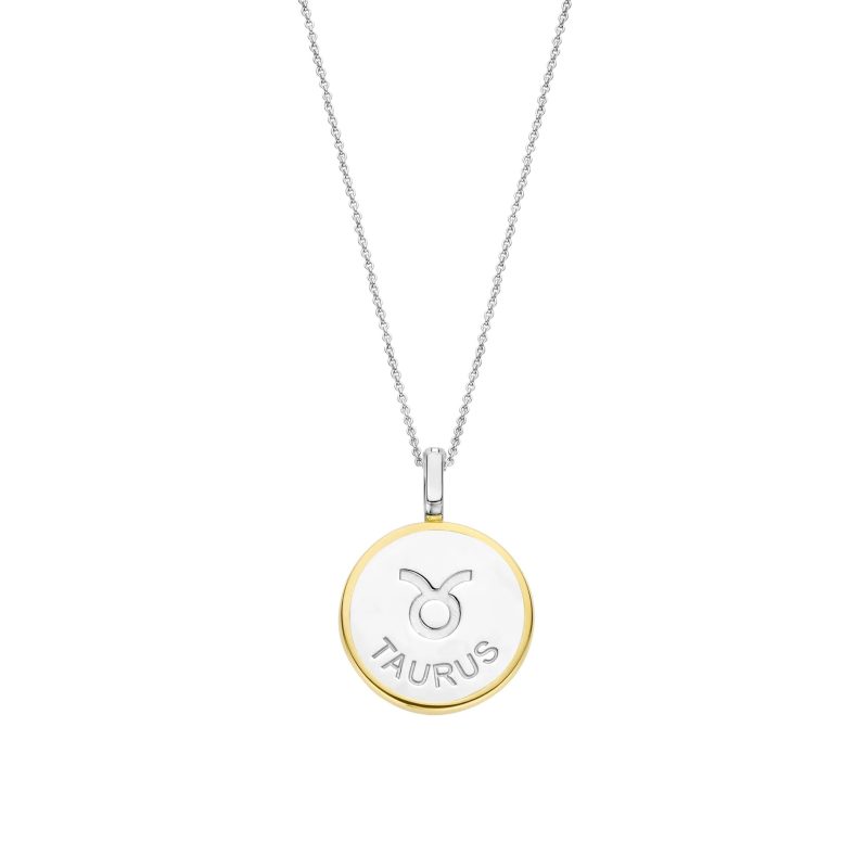 Ti Sento - Zodiac Necklace with pendant - Taurus