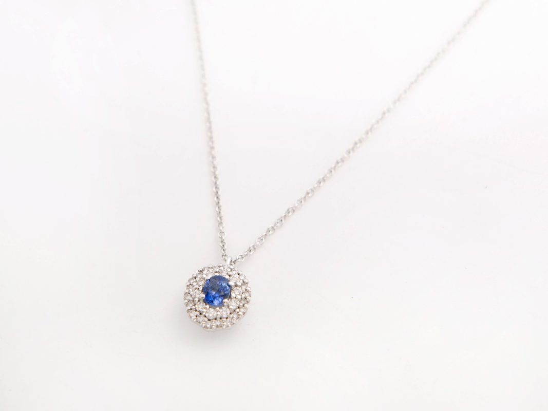 Collar Moraglione con zafiros y brillantes