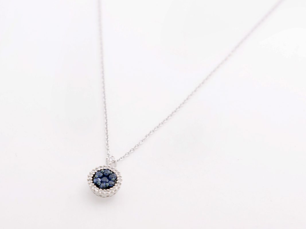 Collar Moraglione con zafiros y diamantes