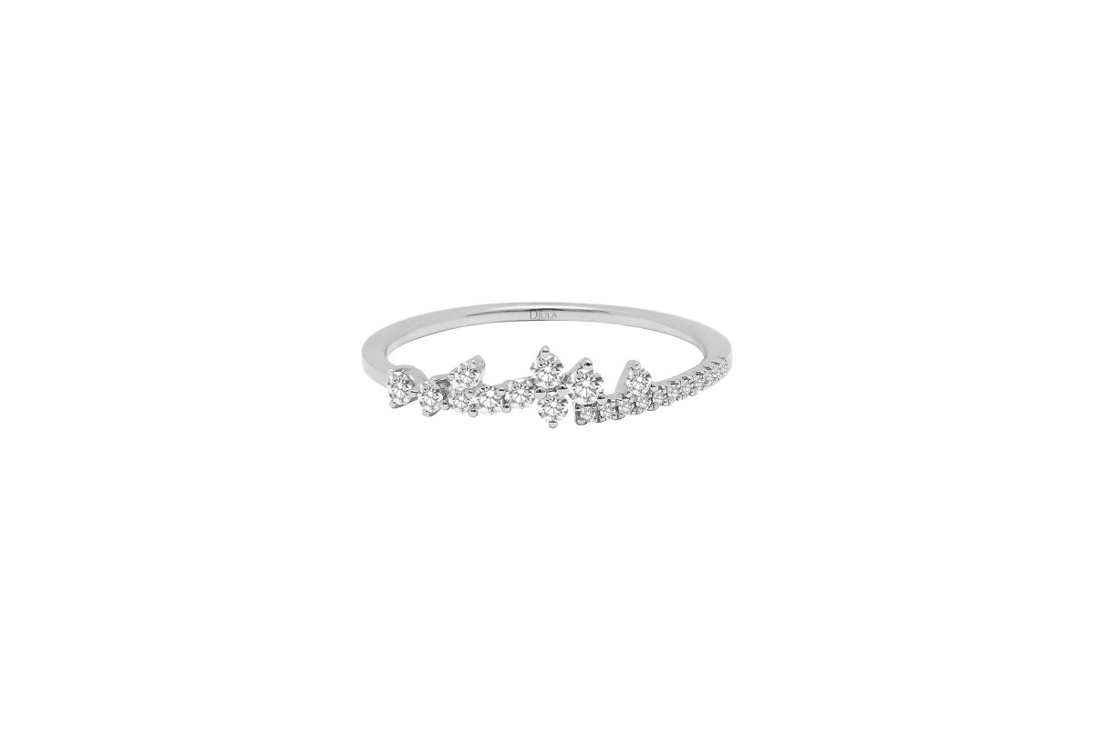 Anillo Djula con diamantes
