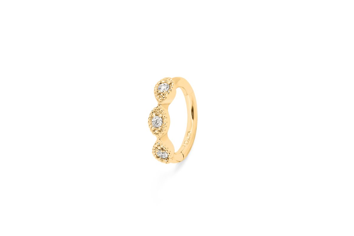 Piercing Djula argolla en oro amarillo