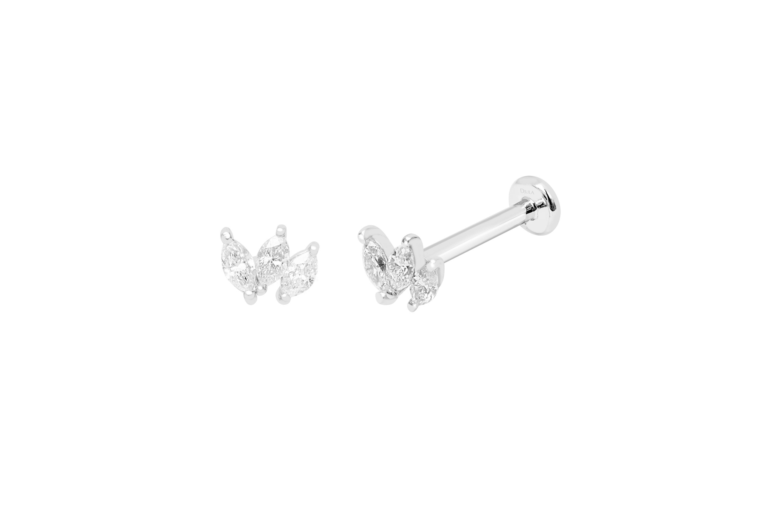 Piercing Djula con diamantes