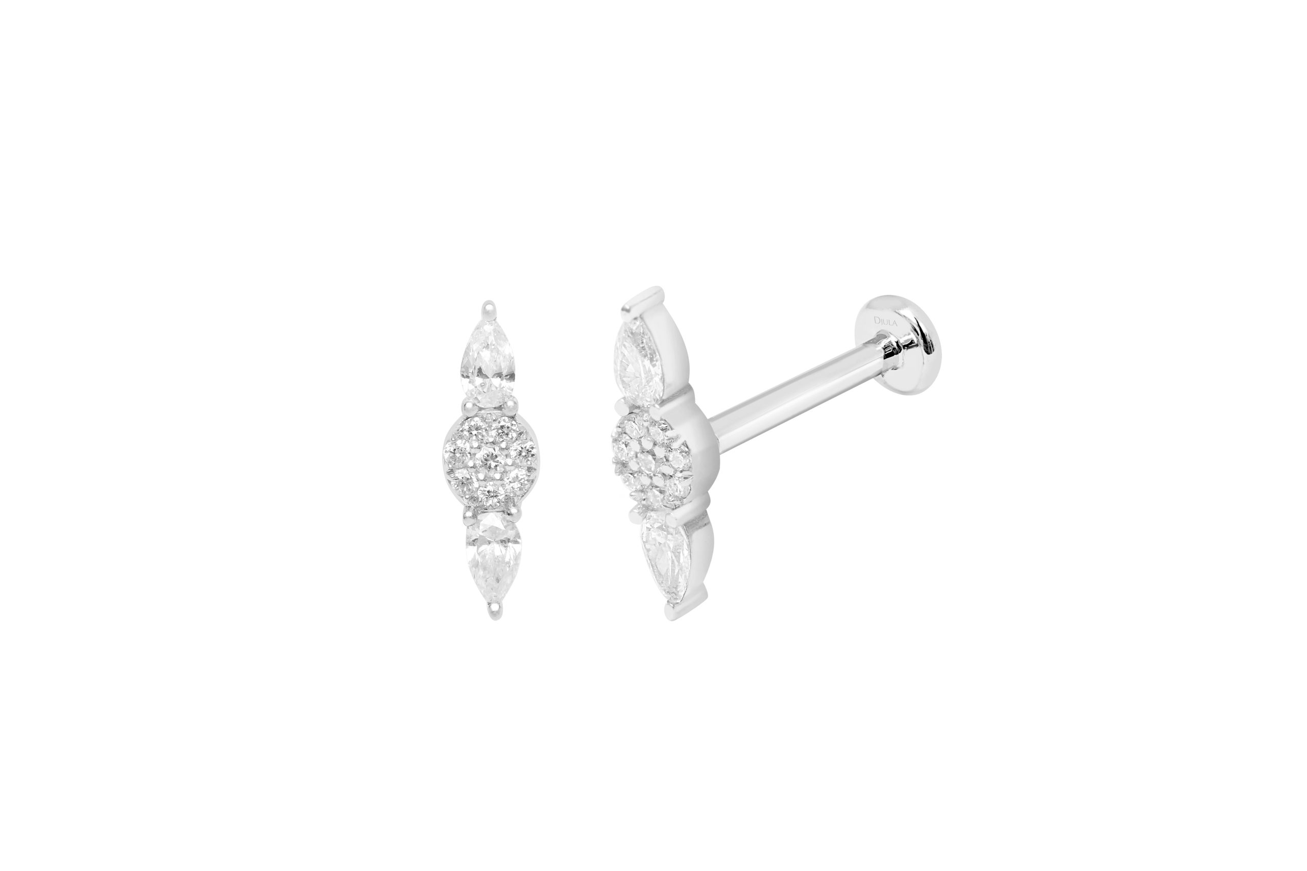 Piercing Djula con diamantes