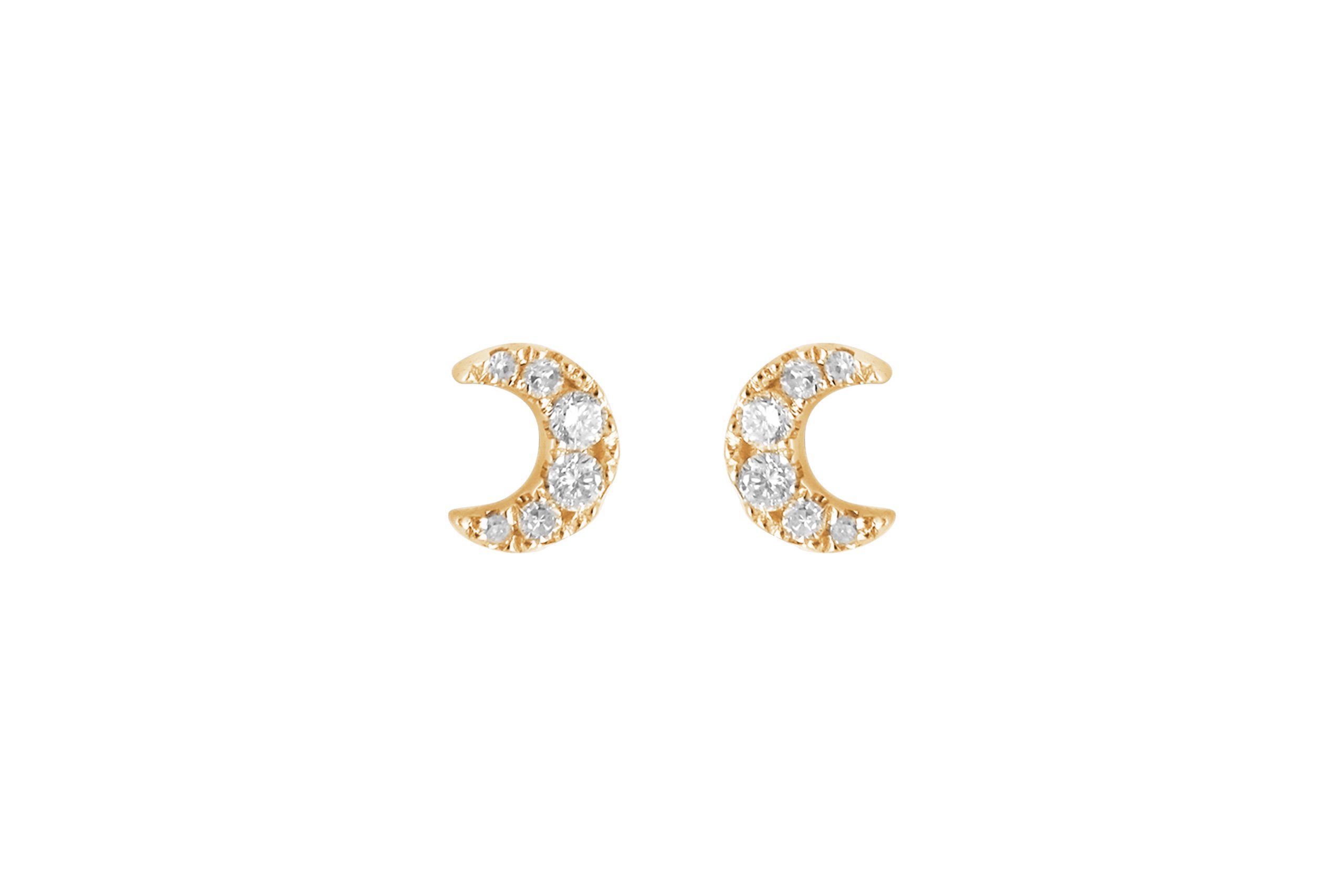 Aretes Djula media luna
