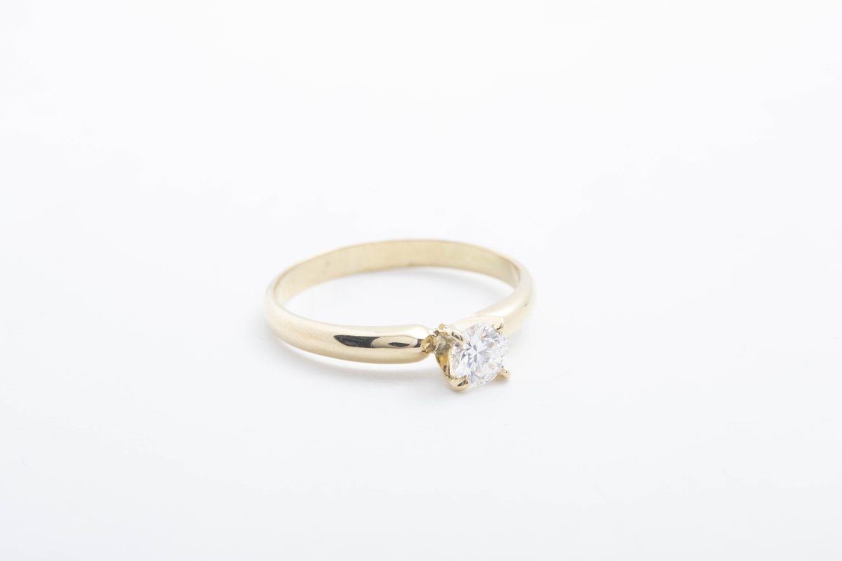 Anillo de compromiso Janice con diamante 0.34Ct.