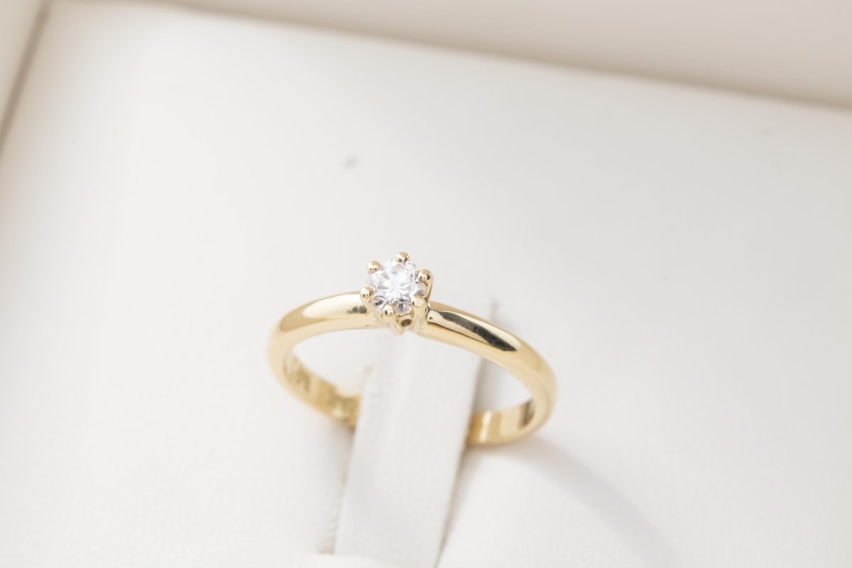 Anillo de compromiso 0.21Ct.