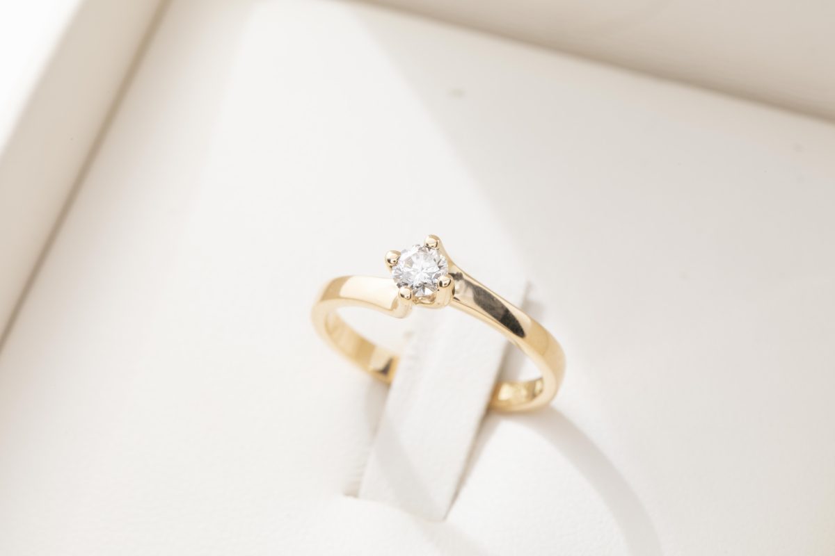 Anillo de compromiso 0.24Ct.
