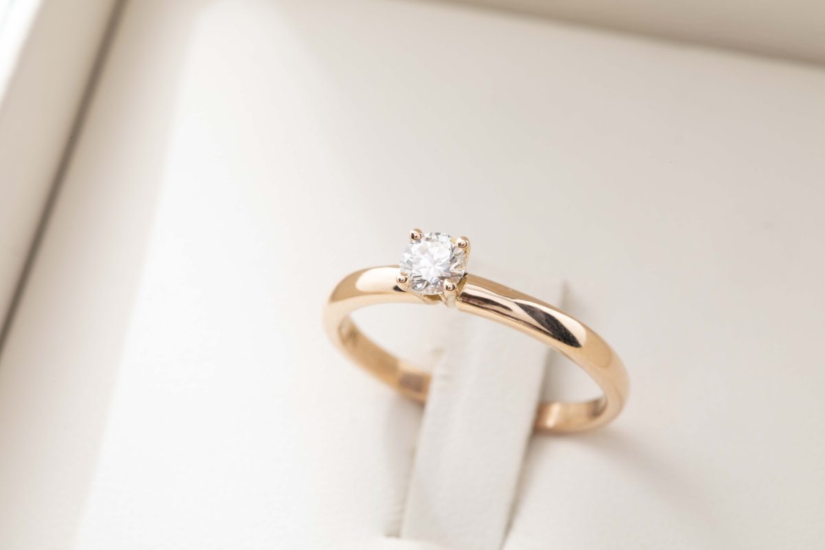 Anillo de compromiso 0.30Ct.