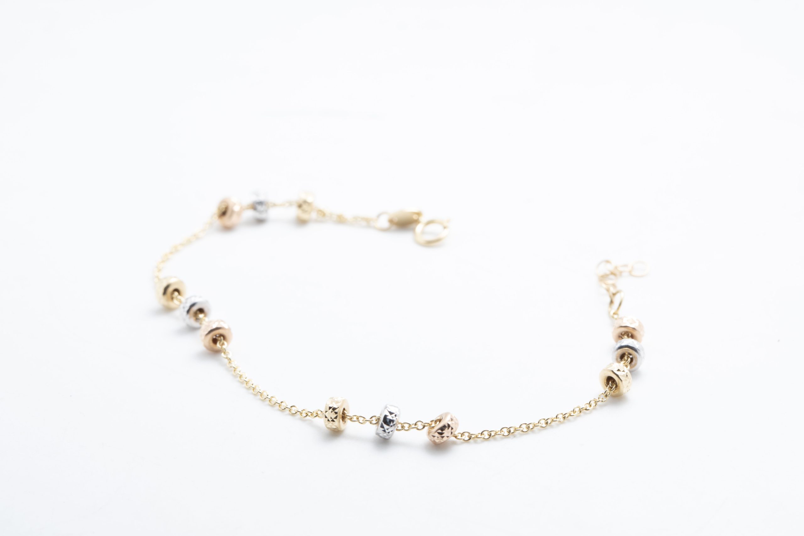 Pulsera con oro combinado