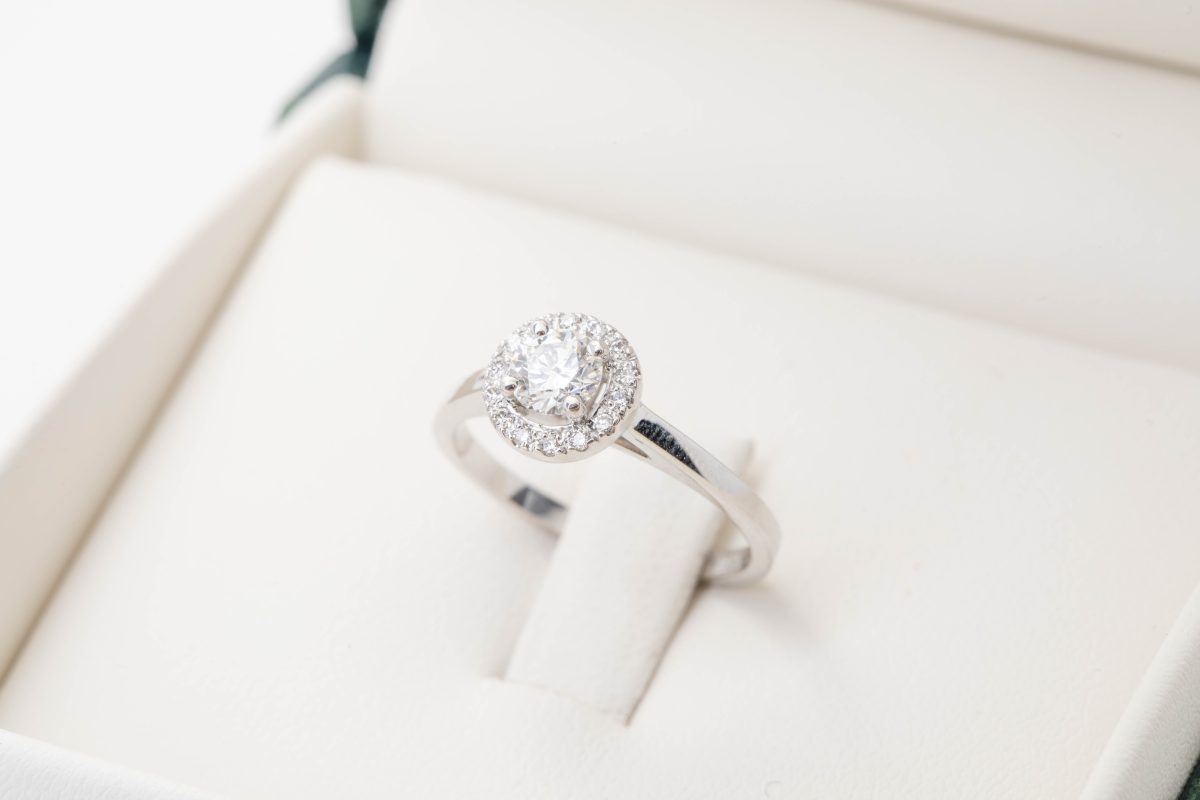 Anillo de compromiso Vania con diamantes 0.38Ct