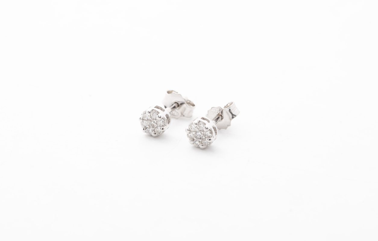 ARETES CON BRILLANTES
