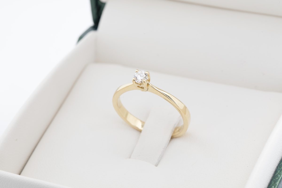 Anillo de compromiso Rocío 0.16Ct.