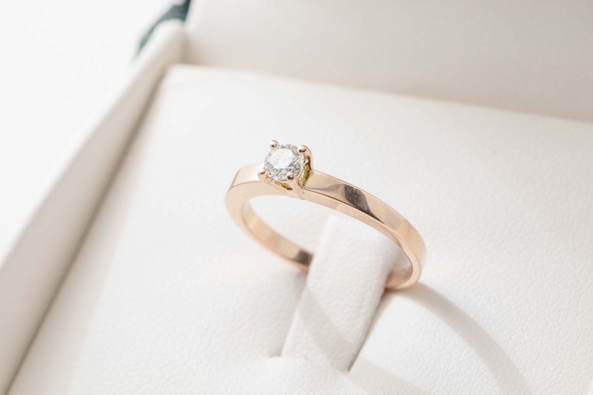 Anillo de compromiso 0.20Ct.