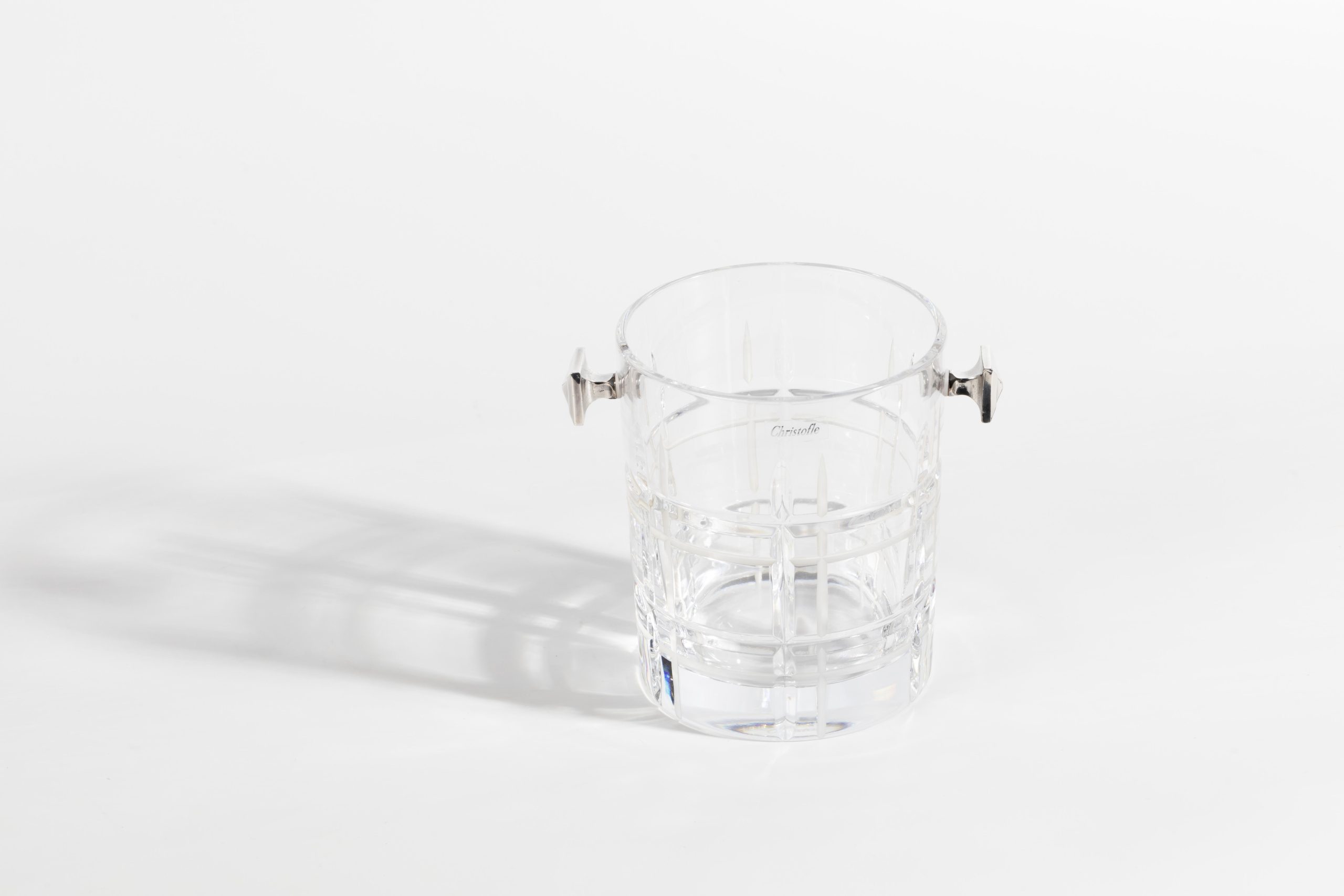 Hielera de cristal Christofle modelo Scotish