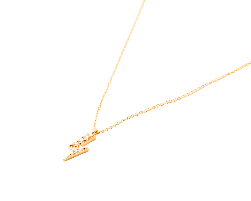 Collar rayo con diamantes