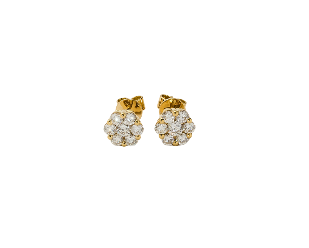 Rosetas chicas con diamantes